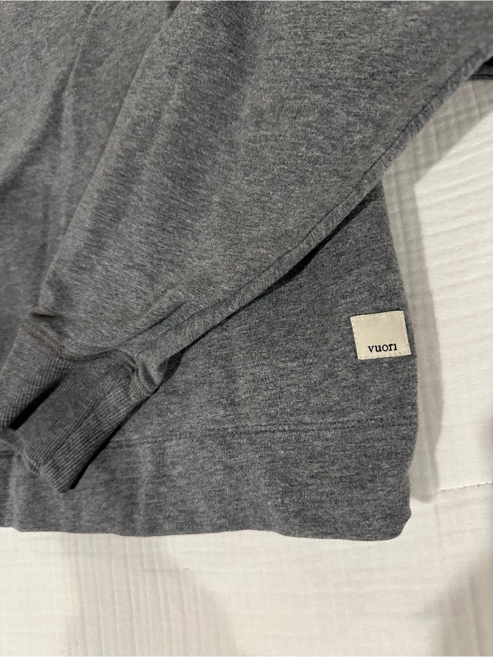 Vuori Gray Crewneck Sweatshirt